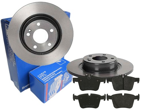 Диски колодки ATE задній MERCEDES C W205 300 мм