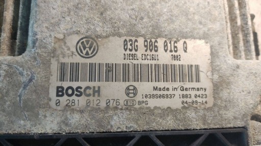 computer Motore VOLKSWAGEN GOLF V 1.9TDI