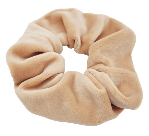 Одинарна резинка без стиків бежевого і коричневого кольорів