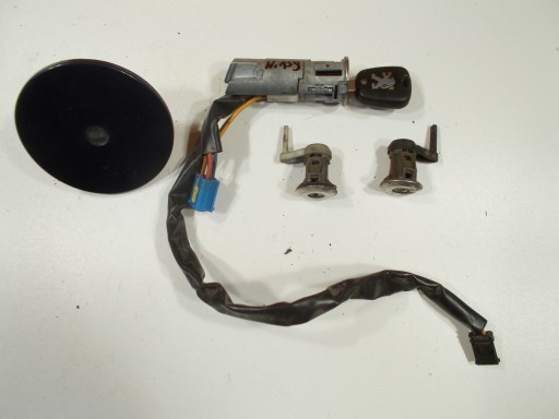 KOMPLET of lock cylinders ignition lock cup PEUGEOT 206 oryg.
