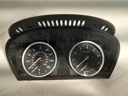 BMW X6 E71 Instruments tachymètre compte tours Horloge montre tableau bord USA 9236829