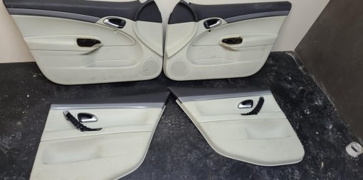 side SAAB 9-3 II 93 rear part rear. JASNA leather SKORZANE KOMPLET