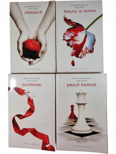 Zdjęcie egzemplarza: Zmierzch 1-4 / Stephenie Meyer / Wydanie Białe Kolekcjonerskie