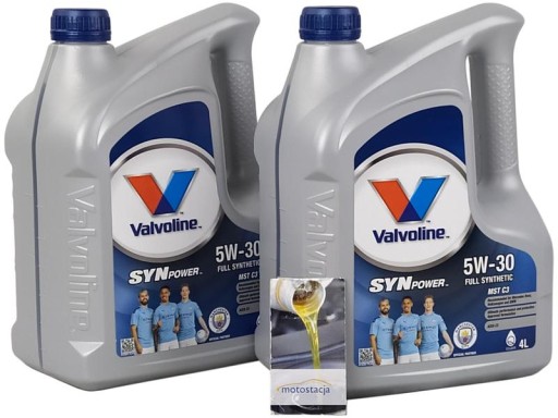 VALVOLINE SYNPOWER MST C3 5W30 SN/CF DEXOS2 8L