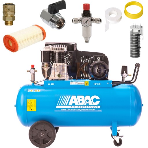 Компрессор ABAC Поршневой 200л A39B 400V PRO CT4