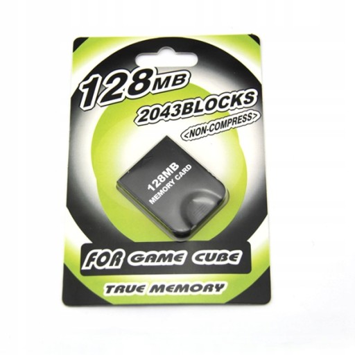 128 MB pamäťová karta – hry GameCube na konzole Wii