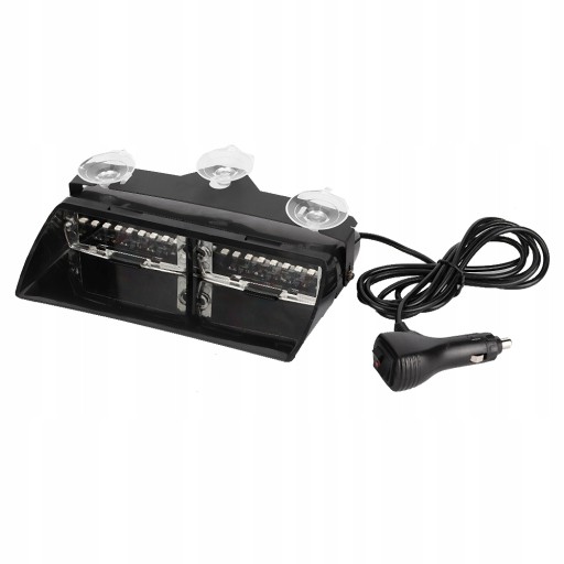 QC36759 - 12VDC 3W 16 LED 18 мигающий режим автомобильный стробоскоп