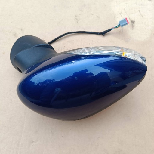 Ford Fiesta MK7 LIFT mirror right SKLADANE ELEKTR blue 2D 10 PIN
