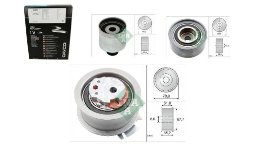 531 0628 - КОМПЛЕКТ РЕМЕНЯ ГРМ SEAT 2.0 TDI BKD BMN AZV TDI