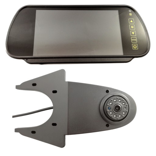 Камера заднего вида автобус МДП монитор в зеркале заднего вида комплект