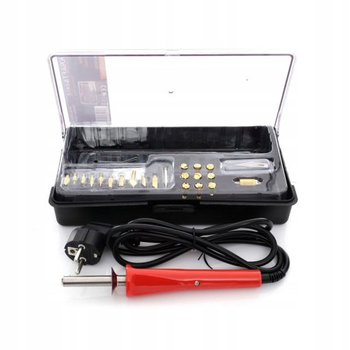 КОЖАНАЯ ДЕРЕВЯННАЯ ГОРЕЛКА ПАЯЛЬНИК ПИРОГРАФ 30ВТ