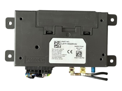 Gps модуль контролера телефону ford focus active iv mk4 lx7t-14g229-au