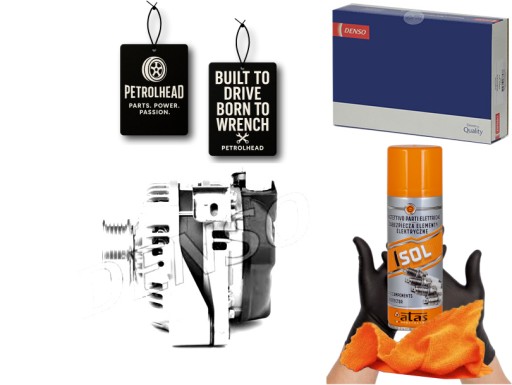 DENDAN945#ECS-PCP+K - Генератор (14в 130а) toyota avensis corolla corol #petrolhead pro+ kit4