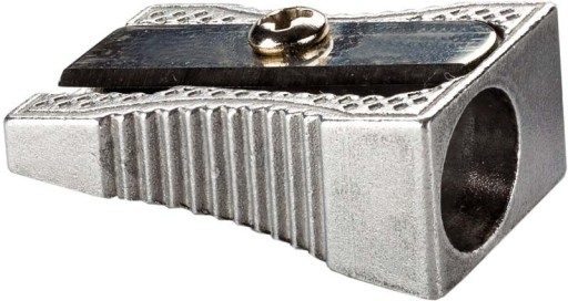 Точило Centropen ручне одинарне.Відтінки сірого та сріблястого