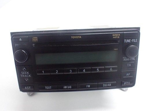 86120-60D20 - Радио CD оригинал TOYOTA LAND CRUISER J150 12R