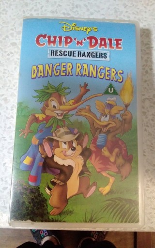 Chip 'n' Dale Danger Rangers Kaseta Video VHS