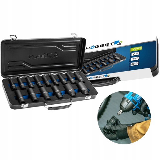 HOGERT HT4R049 НАБІР ГОЛОВОК 1/2 ДОВЖ