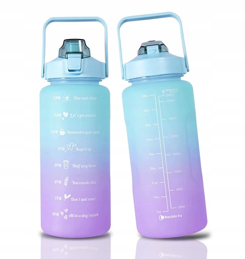 ПЛЯШКА ДЛЯ ВОДИ З МЕАСУР FITNESS GYM 2Л