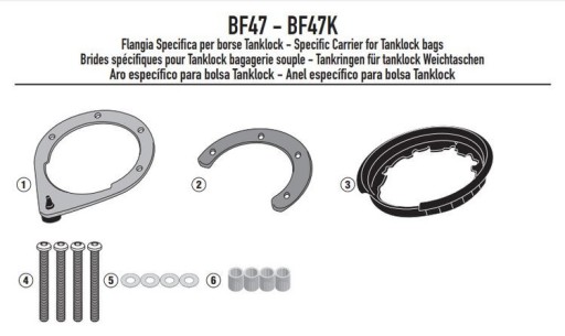 GIVI BF47 ТАНКЛОК КРІПЛЕННЯ BMW R 1200 RT