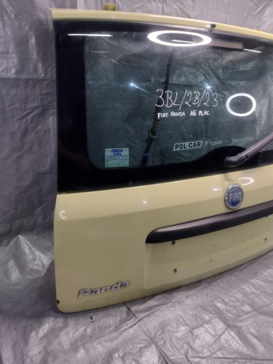 trunk door boot FIAT PANDA II 541/A GIALLO VANILLA
