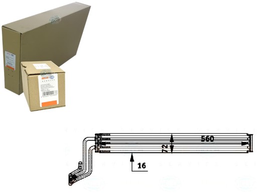BRH8MO 376 - BEHR-HELLA МАСЛООХОЛОДЖУВАЧ BEHR HELLA 7L6422885E 7