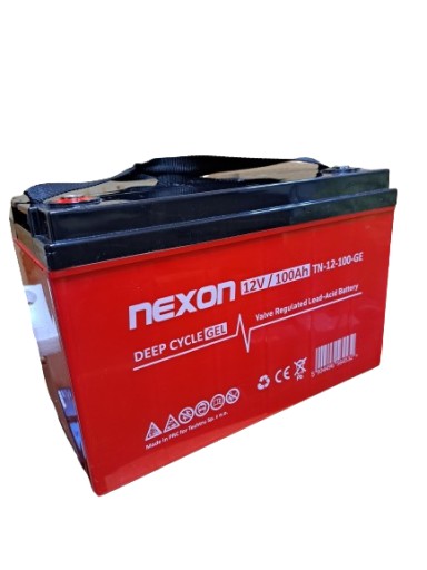 Гелевой аккумулятор nexon глубокого цикла 12 в 100 ач