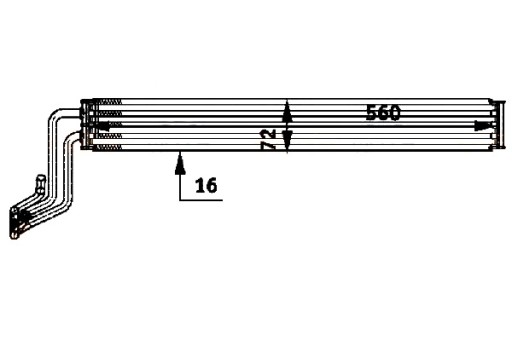 8MO 376 - ОХОЛОДЖувач масла HELLA 7L6422885E 7L6422885B 7L842