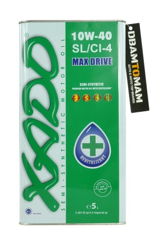XADO MAX DRIVE 10W40 SL / CI - 4 5L REVITALIZANT