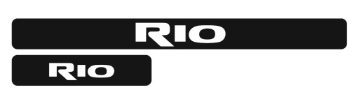 KIA RIO НАКЛЕЙКИ НА ПОРОГИ