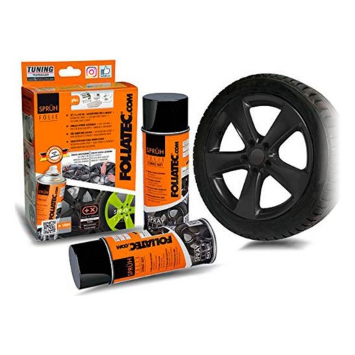 Жидкая автомобильная резина Foliatec 2060 Matte Black Black 400 мл (2 шт.)