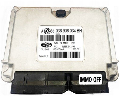 036906034BHIMMO - Ебу комп'ютера vw 1.6 036906034bh iaw4mv.f immo викл.