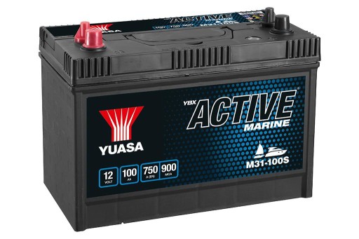 M31-100S - Yuasa Active Marine M31 - 100s 12V 100Ah для човна, для електродвигуна