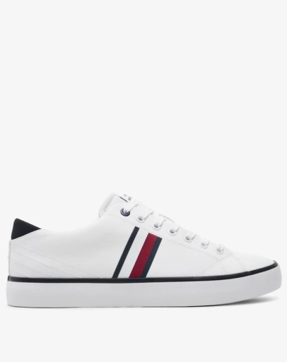 TOMMY HILFIGER VULC TENISKY BIELE PÁNSKE 42 2ŽUB