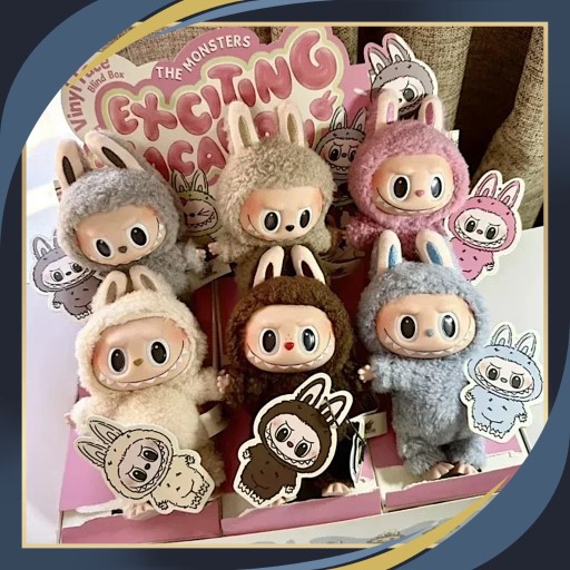 LABUBU THE MONSTERS EXCITING MACARON - pluszowa maskotka potworek