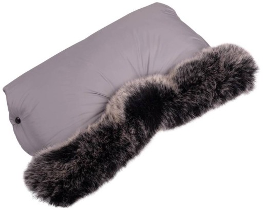 МУФКА З ХУТРЯНОЮ РУКАВИЧКОЮ ДЛЯ КОЛЯСКИ FLUFFY ПРЕМІУМ