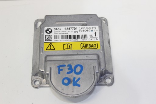 BMW F20 F30 F34 module control unit airbag ICM 6857701