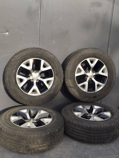 JEEP CHEROKEE KL TRAILHAWK roues disques ALU 245/65/17 KOMPLET démontage