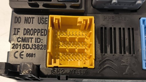 compartment of fuses 9830790580 PEUGEOT 308 II LIFT