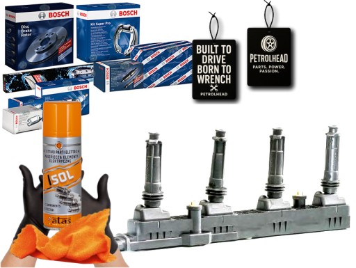 BOS0 221 - Катушка зажигания opel 2.2 16v omega b bosch #petrolhead pro+ kit4