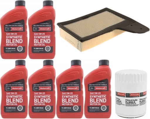 MOTORCRAFT 5W20 5.7L + ФІЛЬТРИ MUSTANG 3.7 15-2017