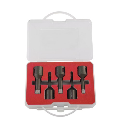 НАБОР АЛМАЗНЫХ КОРОНОК 5-12ММ, 5ШТ, M14