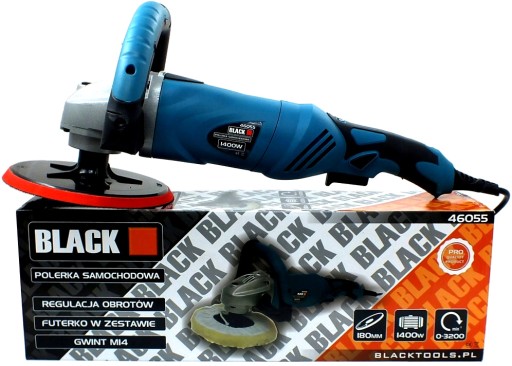 Black-автомобільний Полірувальник 180 мм 1400 Вт