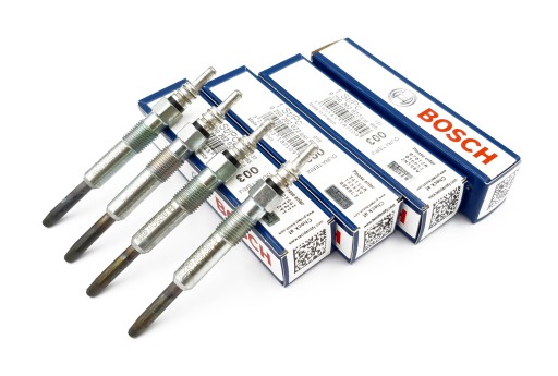 0 250 - BOSCH Свічка розжарювання 4шт. AUDI A3 A4 B5 1.9 TDI