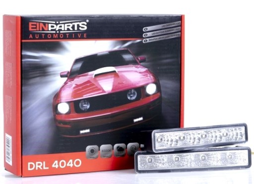 DRL4040 - DRL LED 2X дневные ходовые огни 12,5-cm 6000K