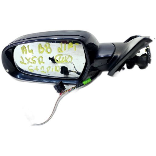 mirror exterior left AUDI A4 B8 LIFT LX5R 6+2 PIN UK
