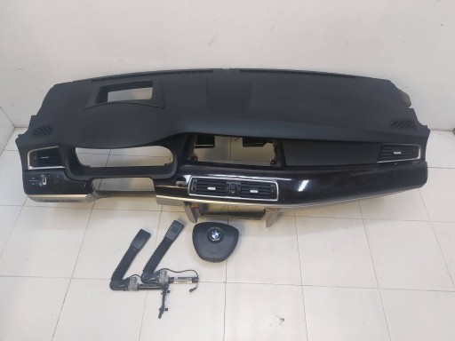 BMW 5 GT F07 dashboard console HEAD UP airbags airbag adjusters tension belts EUROPA