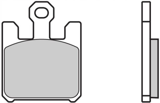 KLOCKI HAMULCOWE BREMBO KAWASAKI ZX-12R PRZÓD za 480.00PLN z