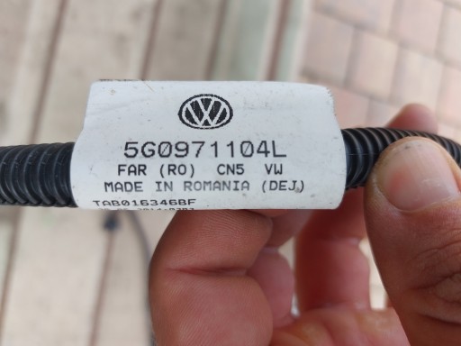 VW GOLF VII HB cablaggio Paraurti posteriore PDC 5G0971104L