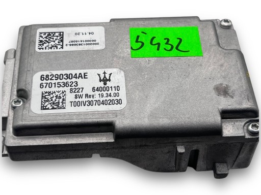 MASERATI LEVANTE KAMERA PRZEDNIEJ windows OE 68290304AE 670153623 $J