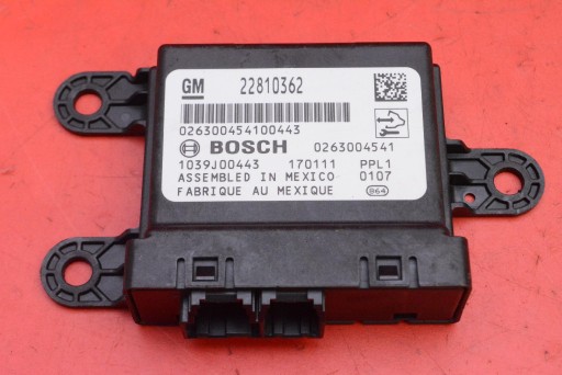 control unit module of the parking PDC 22810362 OPEL ASTRA 4 IV J LIFT 11-20